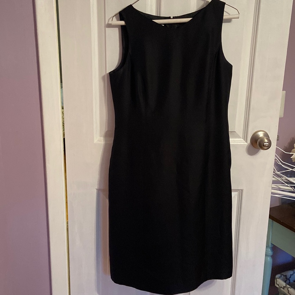 Talbots Silk sleeveless dress 38” in length, no stretch
